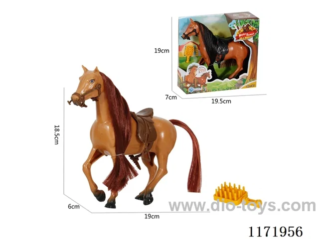 Middle simulation horse