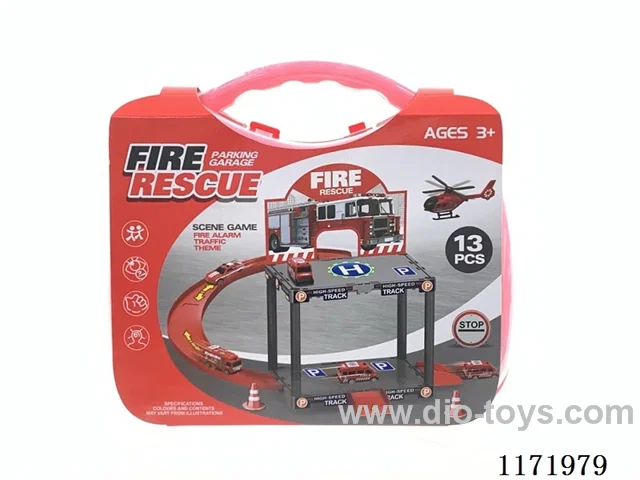 Home storage box fire parking lot