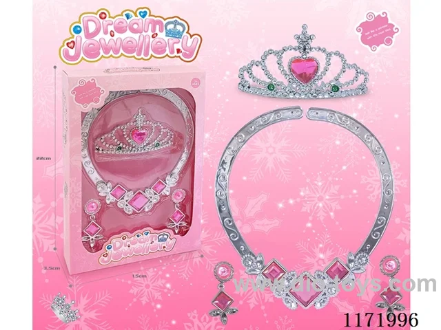 Crown Jewelry Set (Pink Diamond)