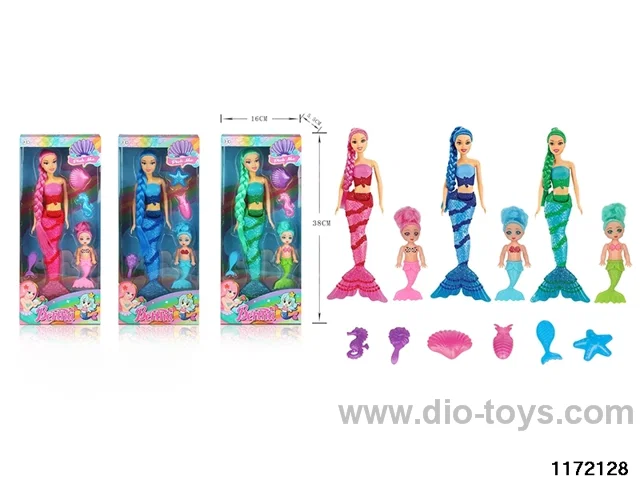 14 inch Mermaid + 5.5 inch Mermaid