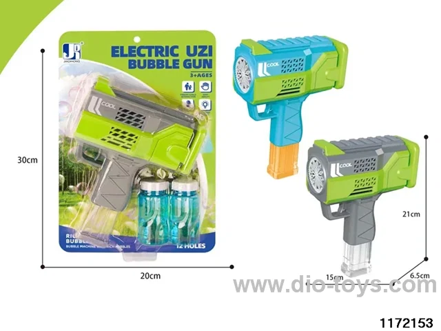 Electric Lighted Bubble Gun