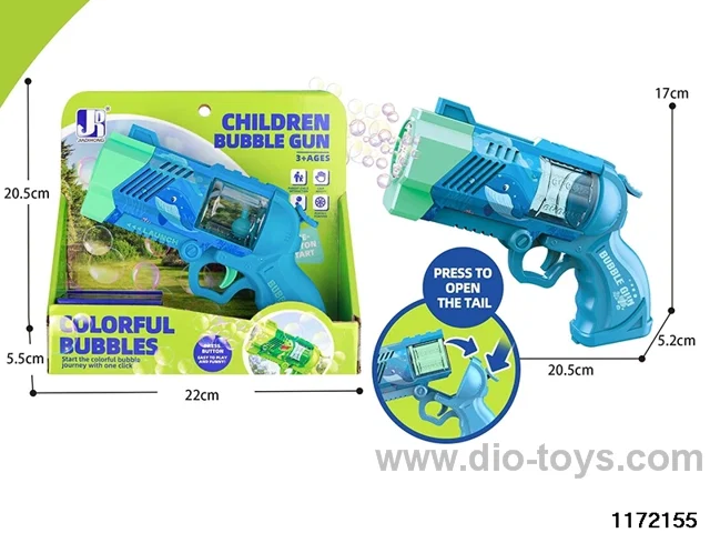 Electric Lighted Bubble Gun