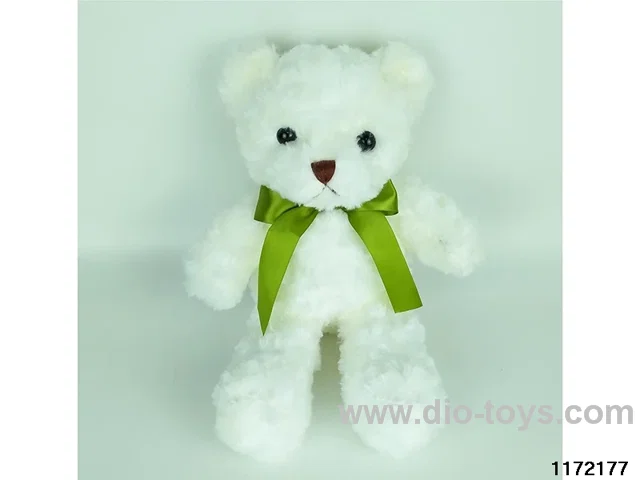 Twisted White Ribbon Bear