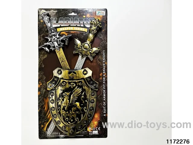 Ancient Silver Hybrid Sword + Shield