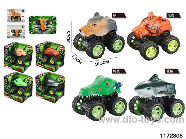 4WD animal-drawn vehicle