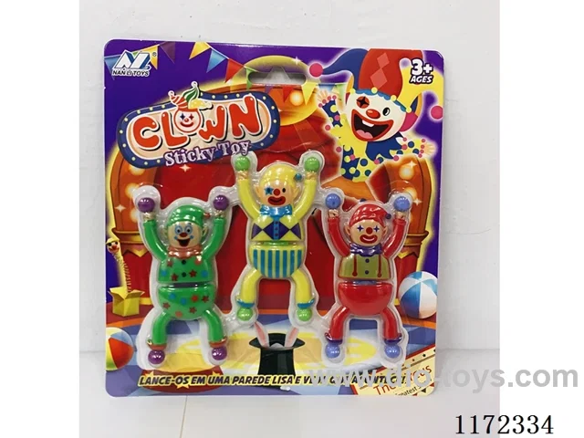 Climbing wall clown