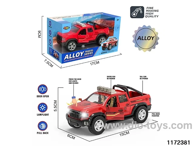 1:32 Alloy pull back car W L/M