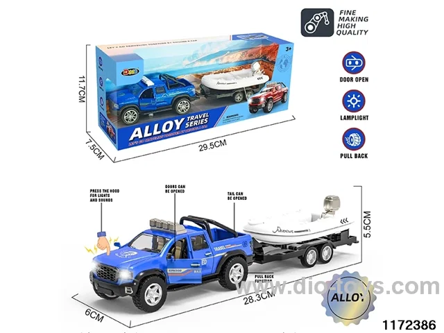 1:32 Alloy pull back car W L/M