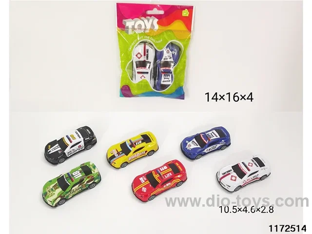 Alloy pull back car Set