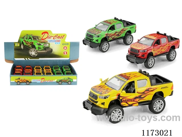 1:32 pull back alloy car 12PCS (openable door)