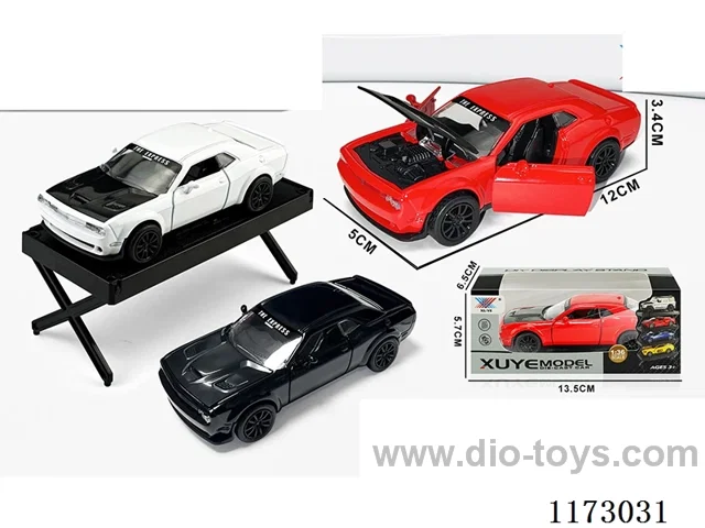 1:36 pull back alloy car 1PCS (openable door)