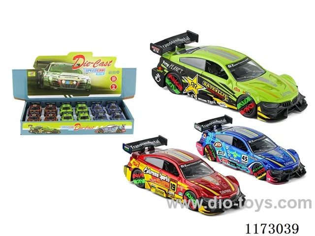 1:36 pull back alloy car 12PCS