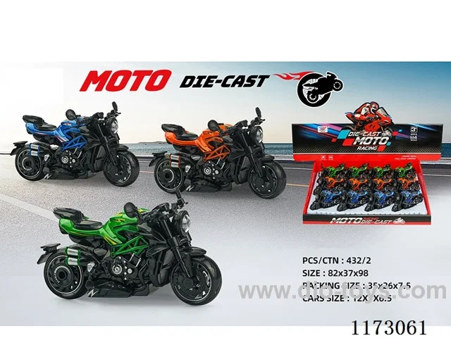 1:14 pull back alloy car 12PCS