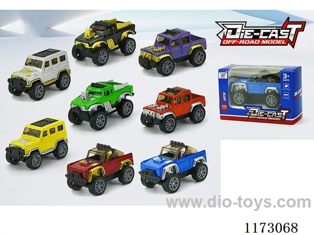1:64 pull back alloy car 1PCS