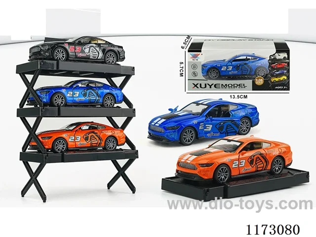 1:36 pull back alloy car 1PCS (openable door)