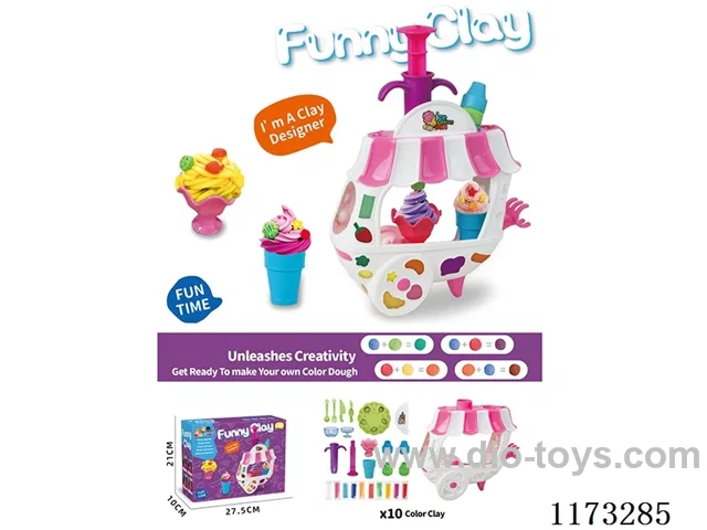 Colored clay set