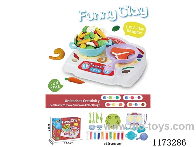 Colored clay set