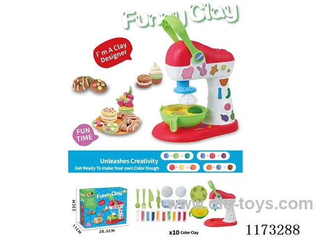 Colored clay set