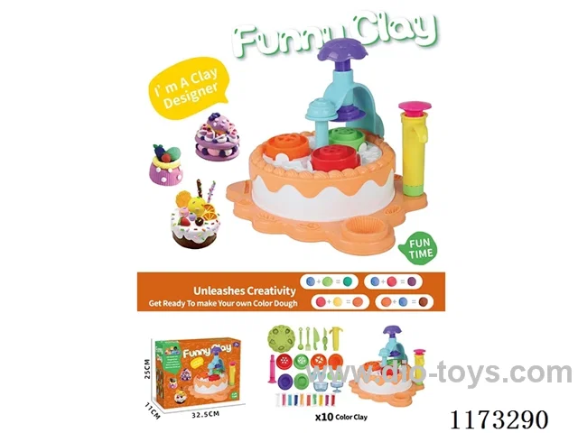 Colored clay set