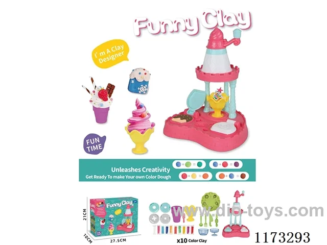 Colored clay set