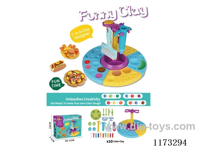 Colored clay set