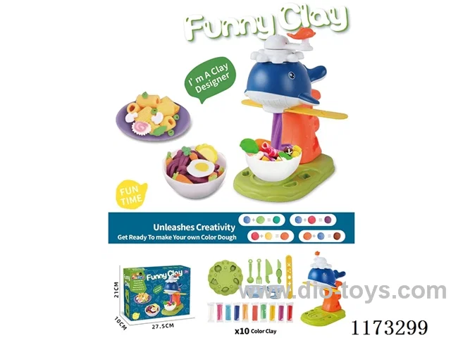 Colored clay set