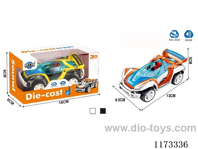 pull back alloy car with sound（3*AG3 included）