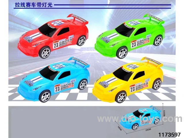 PULL LINE CAR WITH LIGHT