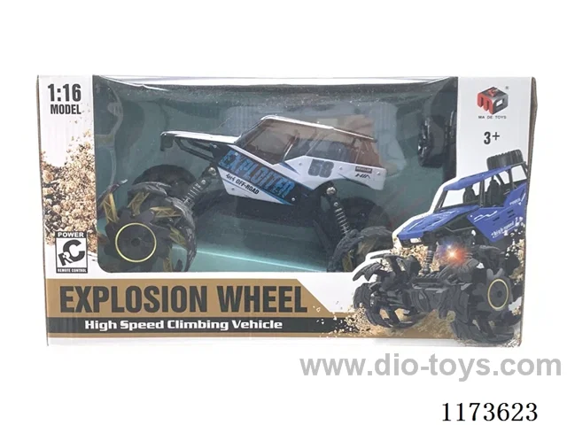 RC alloy stunt car