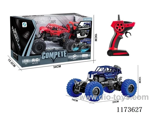 1:18 2.4G rc car with light not included battery