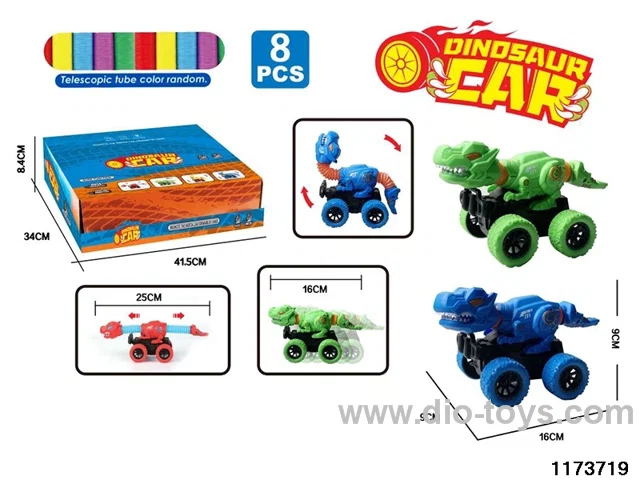 Telescopic Inertia Dinosaur Car
