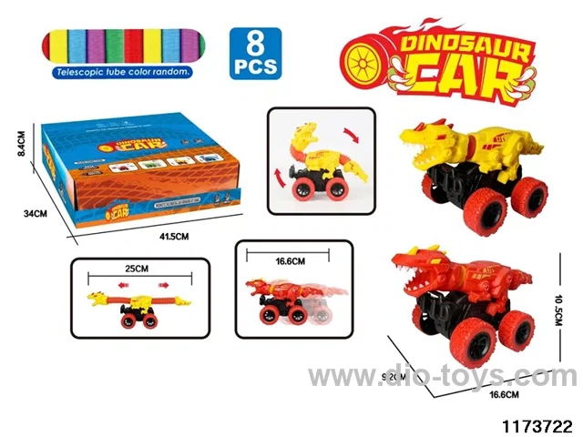 Telescopic Inertia Dinosaur Car