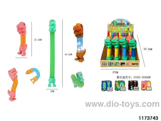 Lighted Telescopic Tube Dinosaur Toy