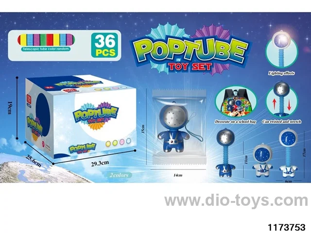 Lighted retractable doll