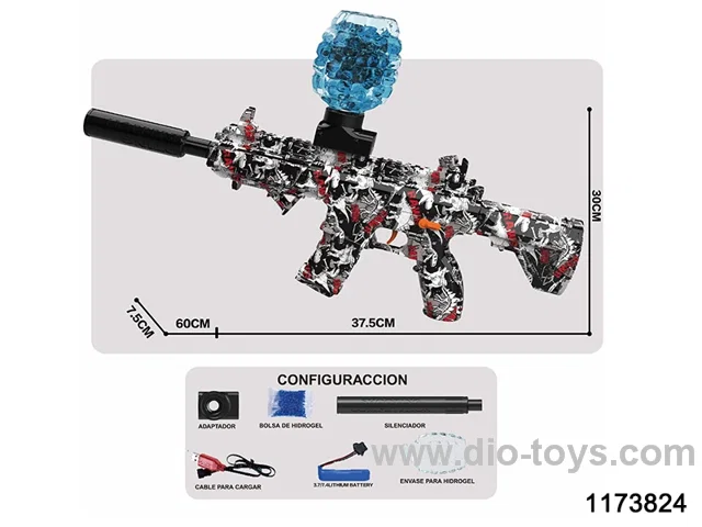 electric water gel gun 3.7V battery