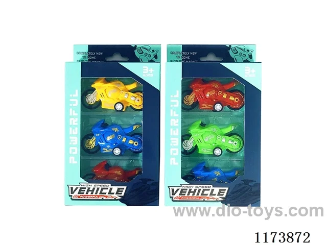 pull back motorcycles 3PCS