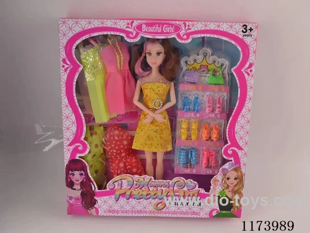 11 inch large foot 9-joint Barbie doll