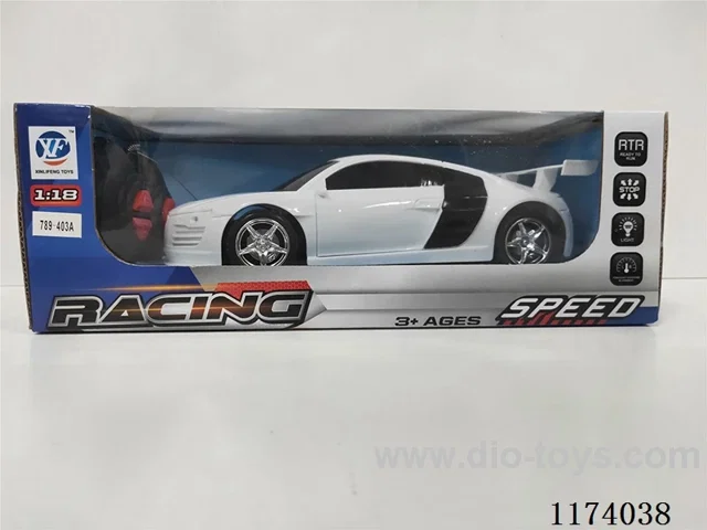 1: 18 4ch rc car with light not included battery