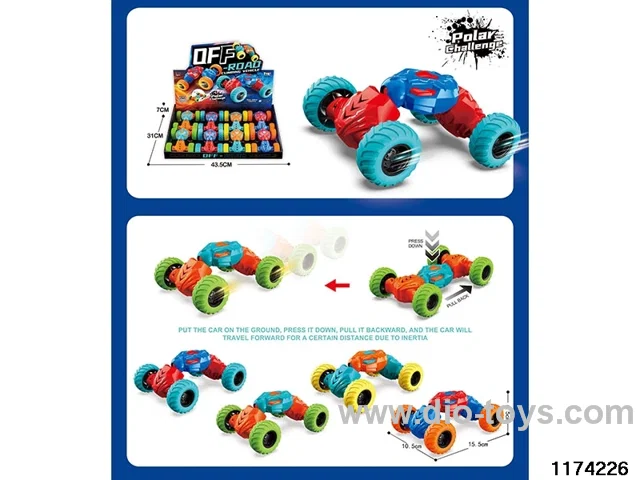 pull back stunt car