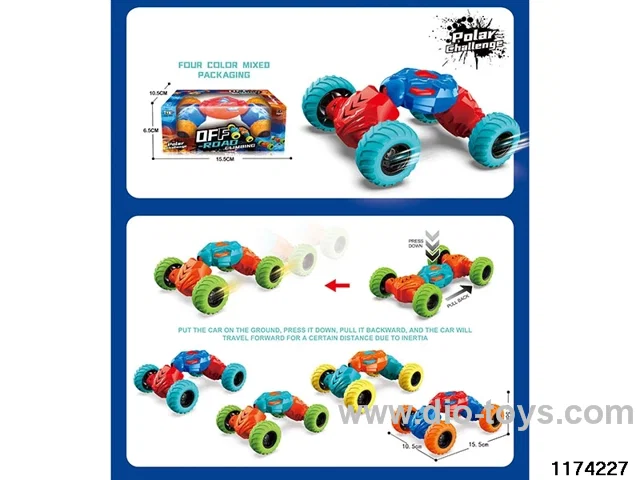 pull back stunt car