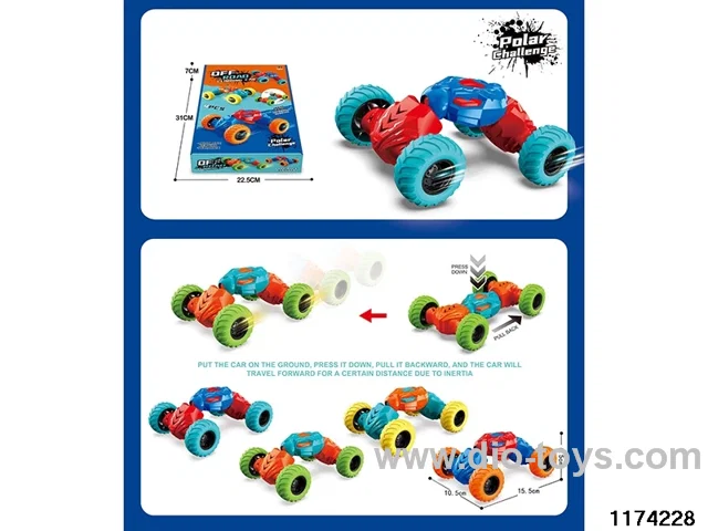 pull back stunt car