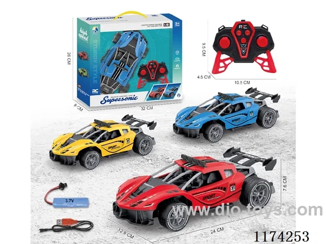 1:16 4ch rc car included battery