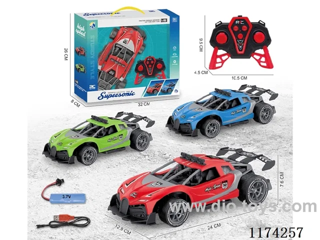 1:16 4ch rc car included battery