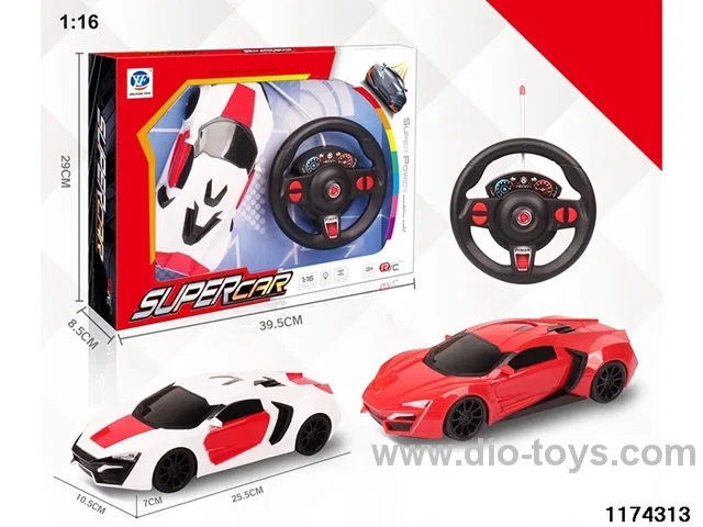 1：16 4ch RC car with forward lights notincluded battery