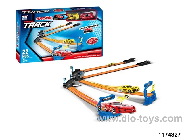Pull back rail car
