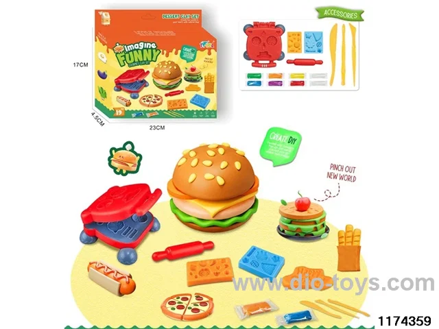 DIY Colorful Clay Set