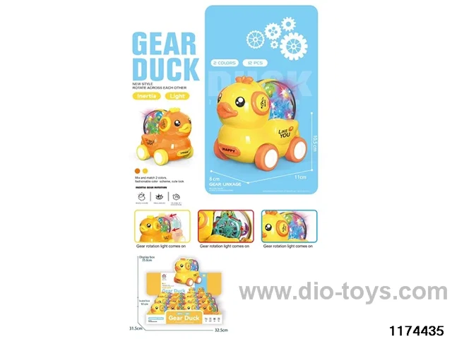 Inertia Gear Duck with Lights (Included Electricity)