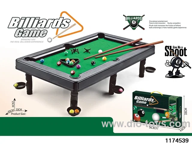 Flocked Billiard Set