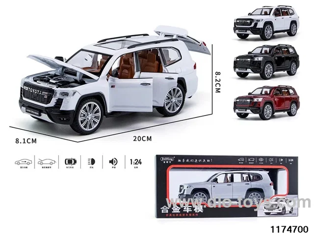 1:24 Pull Back Alloy Car