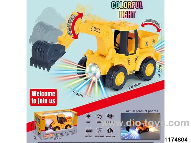 Electric sound and light digger